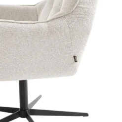 MOLLE - Fauteuil Met Voetenbank - Lichtbeige - Polyester -Leen Bakker Fauteuils e22e3aa0b03c449f89712c5ffc7dbaeb