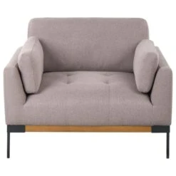 SKAVEN - Fauteuil - Taupe - Polyester -Leen Bakker Fauteuils e27524d882ef4881a58b658ac898d36a