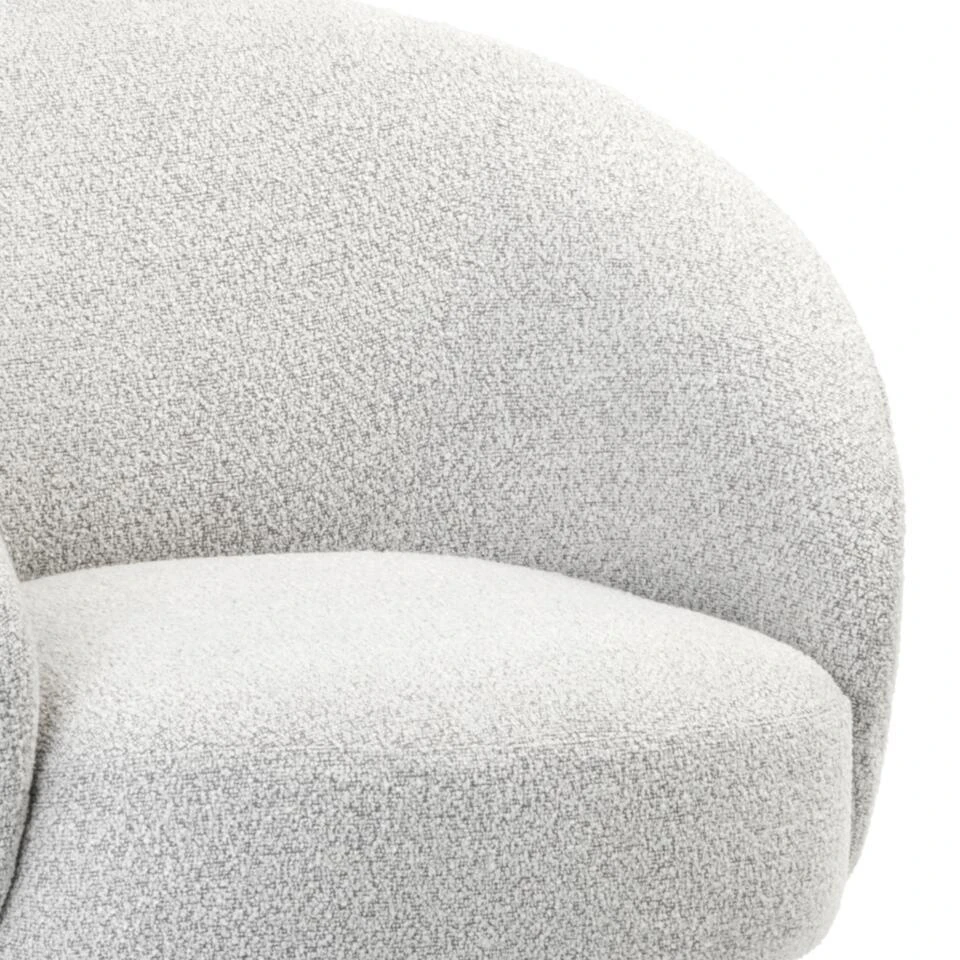 Fauteuil Ted - Bouclé Naturel 2 Fauteuil Ted - Bouclé Naturel - Afbeelding 2
