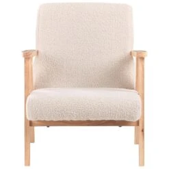 LINDE - Kinderfauteuil - Lichtbeige - Bouclé -Leen Bakker Fauteuils e3e9bdfe5b924cbd82bfafc6f298fdaf