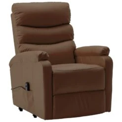 VidaXL Sta-op-stoel Kunstleer Bruin 6 VidaXL Sta-op-stoel Kunstleer Bruin -Leen Bakker Fauteuils e4304bdeed614266a605325519d72cec