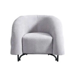 Merkloos HOME DELUXE Fauteuil MACA Fluweel Stof Grijs - 95 X 73 X 88 Cm -Leen Bakker Fauteuils e438a40853454b6cad8ab46729e4e197