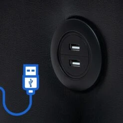 CLP Fauteuil Andover Zwart Frame - Kunstleer - Zwart -Leen Bakker Fauteuils e5dfccf4ec704745a423a5163837305d