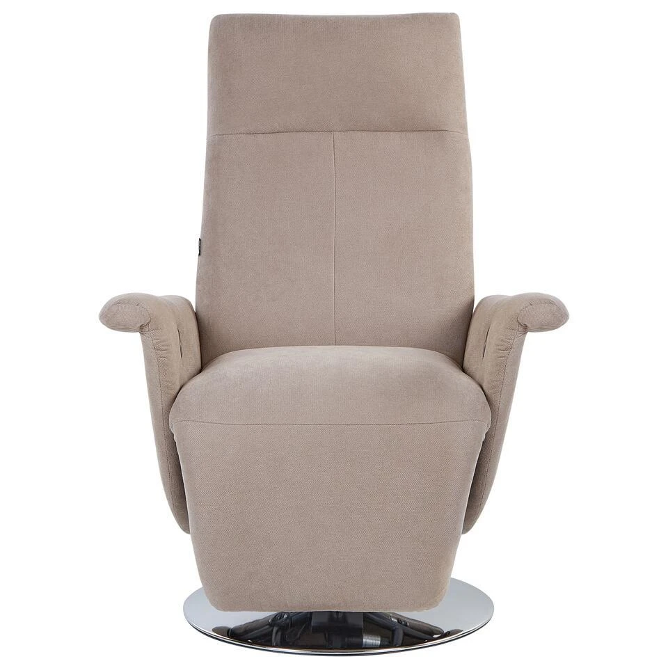 PRIME - Relaxfauteuil - Taupe - Polyester 5 PRIME - Relaxfauteuil - Taupe - Polyester - Afbeelding 5