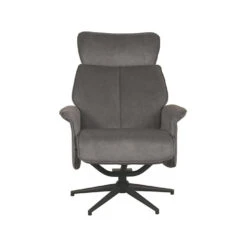 LABEL51 Fauteuil Verdal - Antraciet - Cosmo - 79x77x109 Cm -Leen Bakker Fauteuils e79515dbd13448a08211a79163d37fab