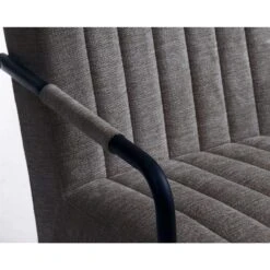 Fauteuil Stof/Metaal Donkergrijs - Incl. Armleuning - Trout -Leen Bakker Fauteuils e8841a93fd934bcb9a63031a2a798af4