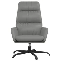 VidaXL Relaxstoel Kunstleer Grijs 6 VidaXL Relaxstoel Kunstleer Grijs -Leen Bakker Fauteuils e8dd786dac5348baa6c463d1628c7d61