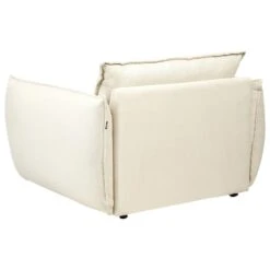 KUNES - Fauteuil - Lichtbeige - Polyester -Leen Bakker Fauteuils e9e78b42a15b4de9aa8f015e85a43254