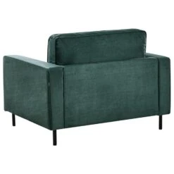 SAVALEN - Fauteuil - Donkergroen - Fluweel -Leen Bakker Fauteuils ea63fa795712416e8c6153c06f039cca