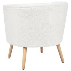 ODENZEN - Fauteuil - Wit - Bouclé -Leen Bakker Fauteuils ef0dfb3f4ce24548b7898173228ac6ee