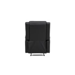 Svea - Pino Verstelbare Fauteuil - Lederlook - Zwart -Leen Bakker Fauteuils ef4c54a6c558436aa8c5ccd6550b84cd