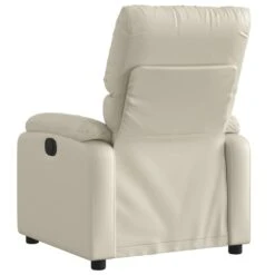 VidaXL - Fauteuil - Crème - Kunstleer -Leen Bakker Fauteuils efa10478b12b4312a65d17004cf0222b