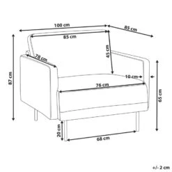 BREDA - Fauteuil - Lichtbeige - Polyester -Leen Bakker Fauteuils eff9e092f7c8468ebe5292dc22f797db