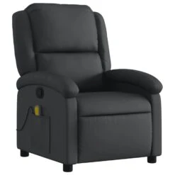 VidaXL - Massagestoel - Zwart - Leer 15 VidaXL - Massagestoel - Zwart - Leer -Leen Bakker Fauteuils f06c2f0f50f6407da81acfd14f686258