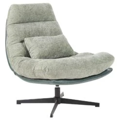 TOVIK - Fauteuil - Groen - Stof -Leen Bakker Fauteuils f2bfd218aa85400d95a3d9c54390c48b