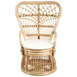 TEMENI - Kinderstoel - Natuurlijk - Rotan -Leen Bakker Fauteuils f60eac89ccbb4bca954b00f02052f84b