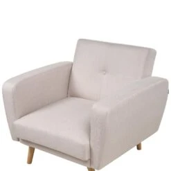 FLORLI - Fauteuil - Beige - Polyester -Leen Bakker Fauteuils f718db8b7d25463f99af2403fe805796