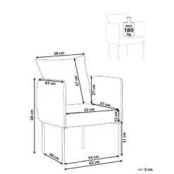 MALMOS - Fauteuil - Bruin - Kunstleer -Leen Bakker Fauteuils f9083305fe6f44d288f53ff86de44329