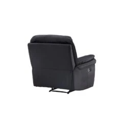 Svea - Kazo Verstelbare Fauteuil - Lederlook - Zwart -Leen Bakker Fauteuils f909bd846c3b49f7b779d0b57f0ed1ed