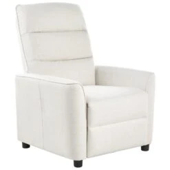SANDE - Relaxfauteuil - Gebroken Wit - Stof -Leen Bakker Fauteuils fa6cca645c1544de9ef7f1c7a633e163