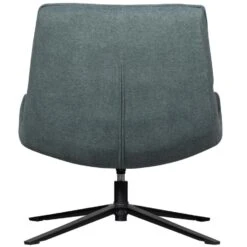 WOOOD Maudi Draaifauteuil - Polyester - Blue Stone - 84x74x86 -Leen Bakker Fauteuils fa7c1e1441974054afc692f187ef42d8