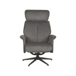LABEL51 Fauteuil Verdal - Antraciet - Cosmo - 79x77x109 Cm -Leen Bakker Fauteuils fb2dcfadaa89421eac6e648d1d319d3a