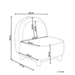 FABORG - Kinderstoel - Blauw - Polyester 11 FABORG - Kinderstoel - Blauw - Polyester -Leen Bakker Fauteuils fb64bd3571f44879a7cc62d91f125bdc