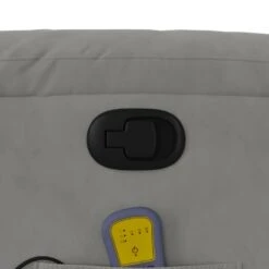 VidaXL - Massagestoel - Grijs - Microvezel -Leen Bakker Fauteuils fc543eb179db48d99e6ae85c18534c6f