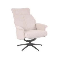 LABEL51 Fauteuil Verdal - Naturel - Boucle -Leen Bakker Fauteuils fd336809e39e4ace89c2ecbade14037a