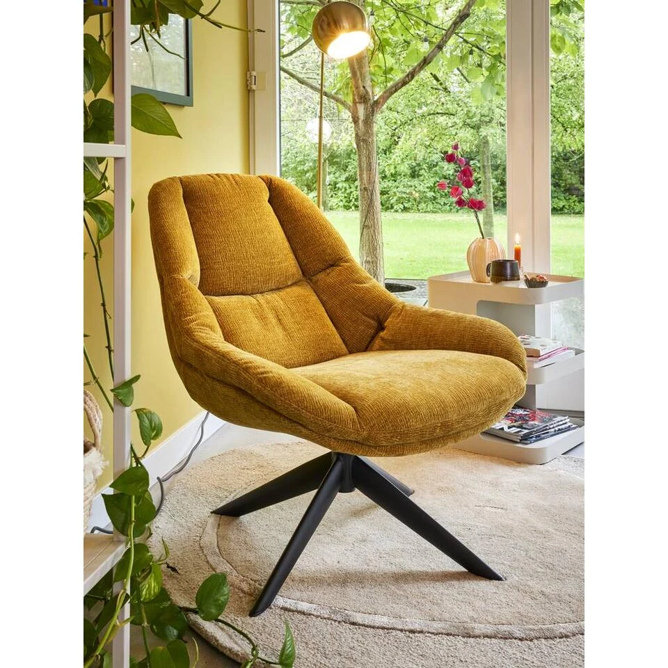 Fauteuil Lynn - Oker 7 Fauteuil Lynn - Oker - Afbeelding 7