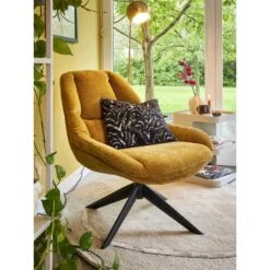 Fauteuil Lynn - Oker 17 Fauteuil Lynn - Oker -Leen Bakker Fauteuils sf 10201270 1011
